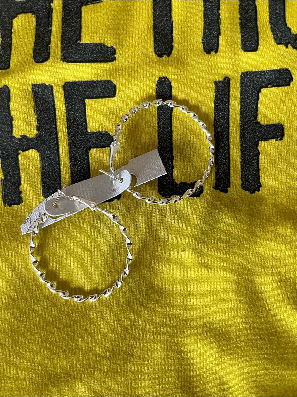 Twisted Hoop Earrings